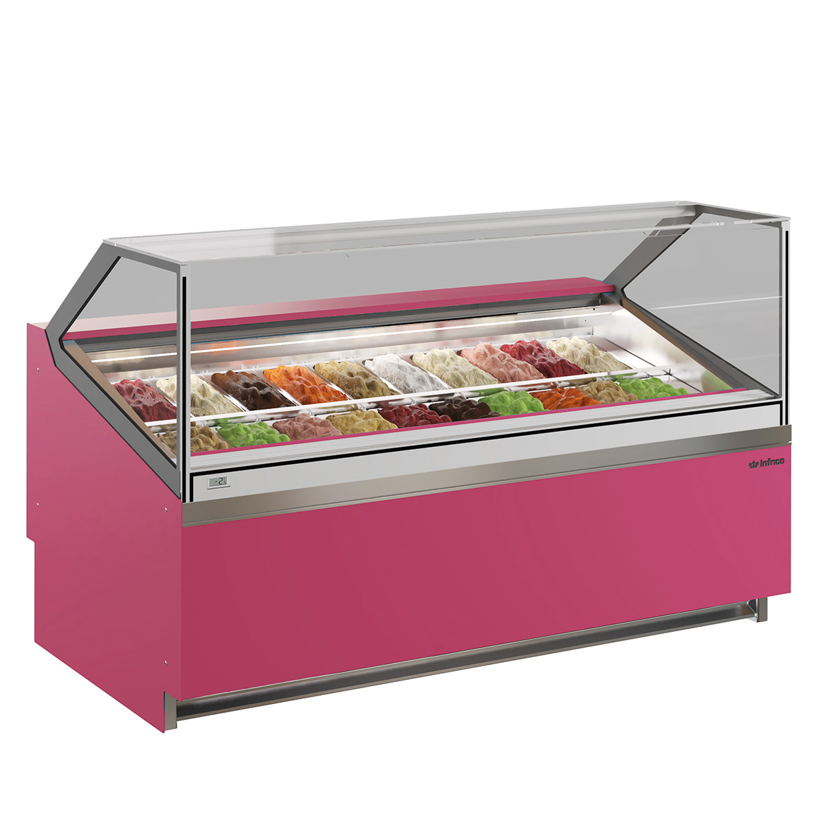 vitrina-heladeria-infrico-Coral18UH Vitrina para heladería Infrico Coral 18 UH